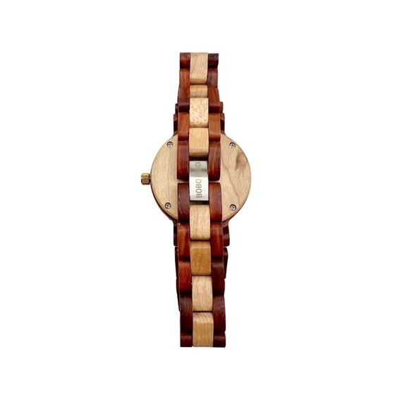 BOBO BIRD Women\'s Wood Watch Water Resistant w/ Date NEW main image 4